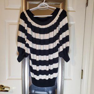 Black and white stripped sweater